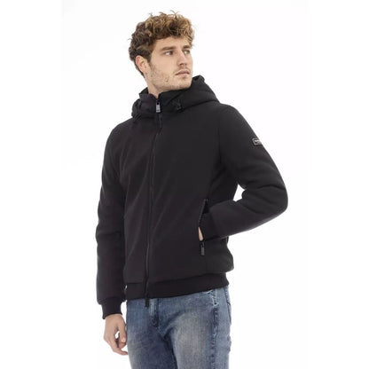 Baldinini Trend Black Polyester Hoody