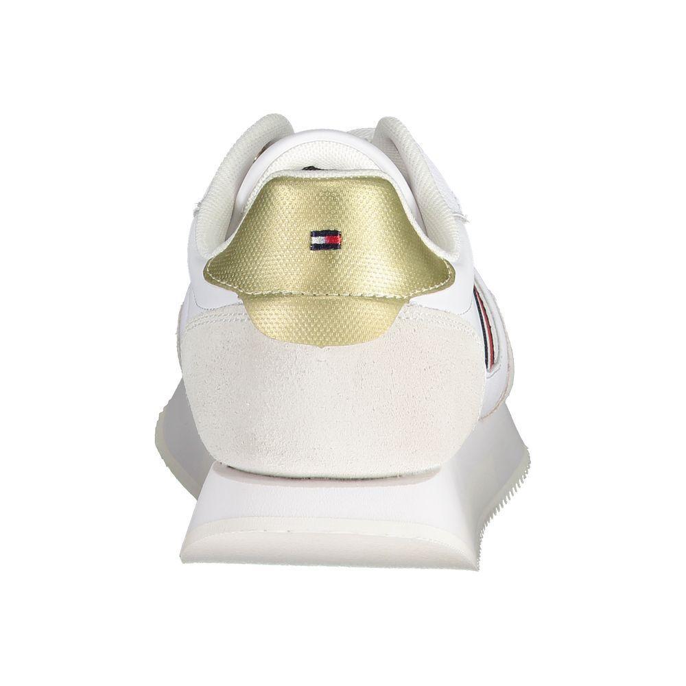 Tommy Hilfiger White Leather Women Sneaker TO-22803-FBB-330