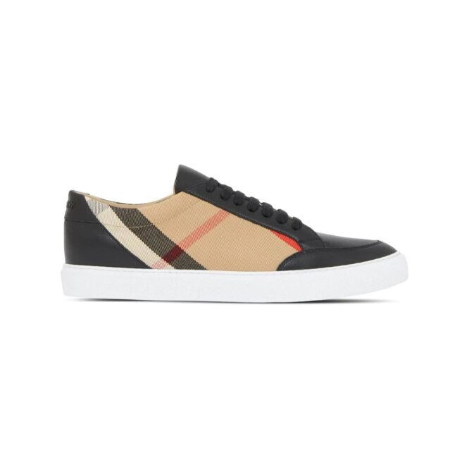 Burberry Black Leather New Salmond Sneakers 8057508_37