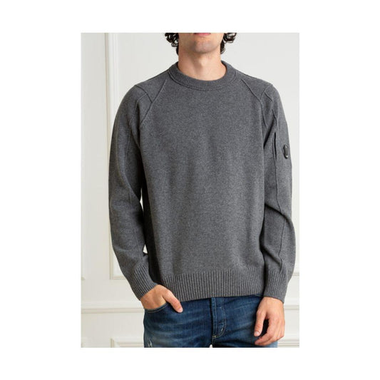 C.P. Company Gray Wool Sweater CP-14767-IT46 | S