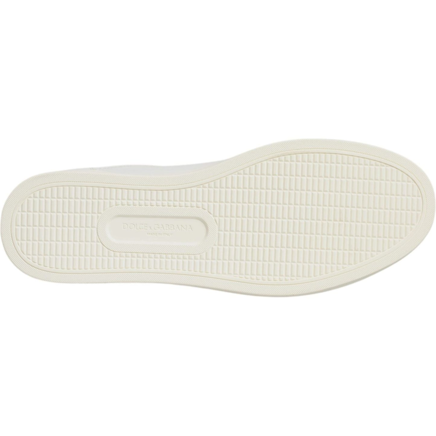 Dolce & Gabbana White Leather Heart Embellished Sneakers Shoes MV7039-43