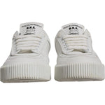 Dolce & Gabbana White Miami Leather Low Top Sneakers Shoes LA12387-38