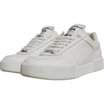 Dolce & Gabbana White Miami Leather Low Top Sneakers Shoes LA12387-38
