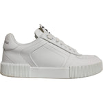 Dolce & Gabbana White Miami Leather Low Top Sneakers Shoes LA12387-38