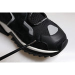 Dolce & Gabbana Black Mesh Sorrento Trekking Sneakers Shoes