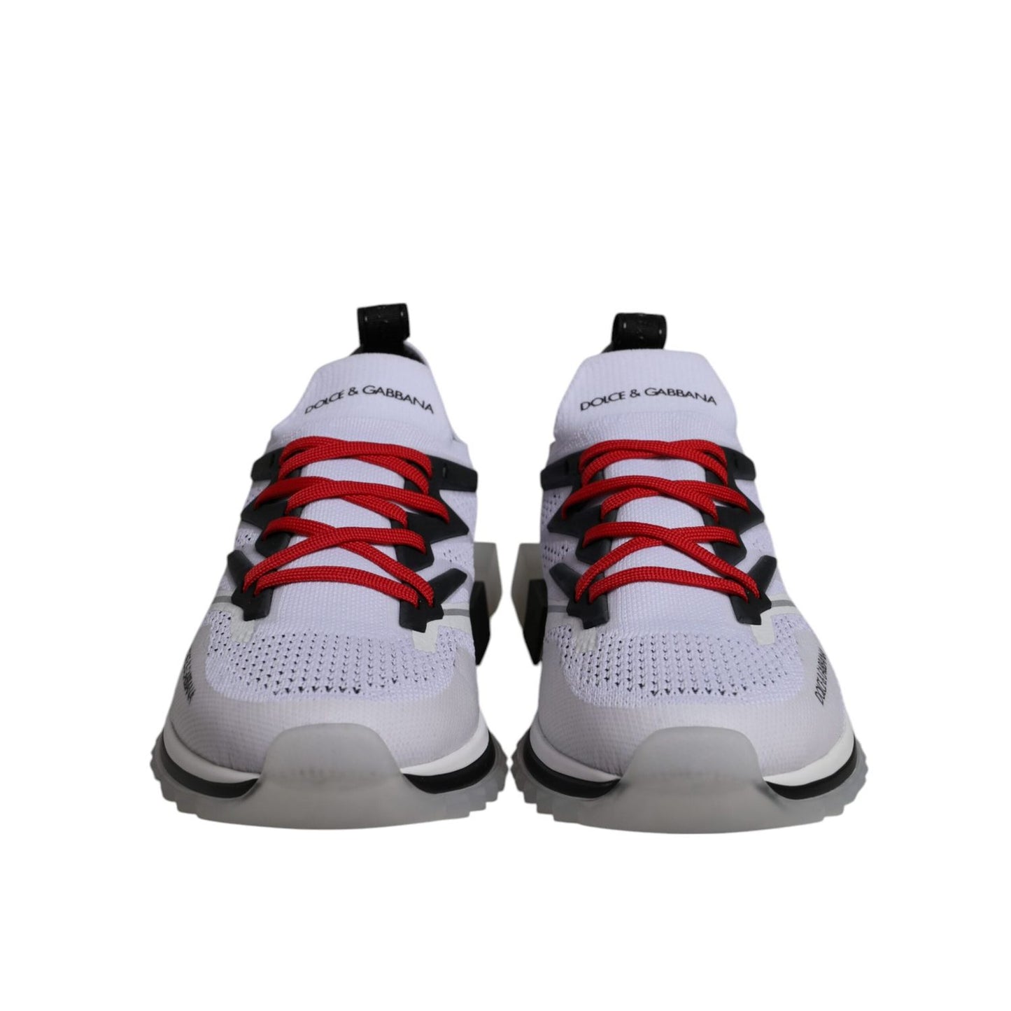 Dolce & Gabbana White SORRENTO Sport Stretch Sneakers Shoes MV7173-44.5