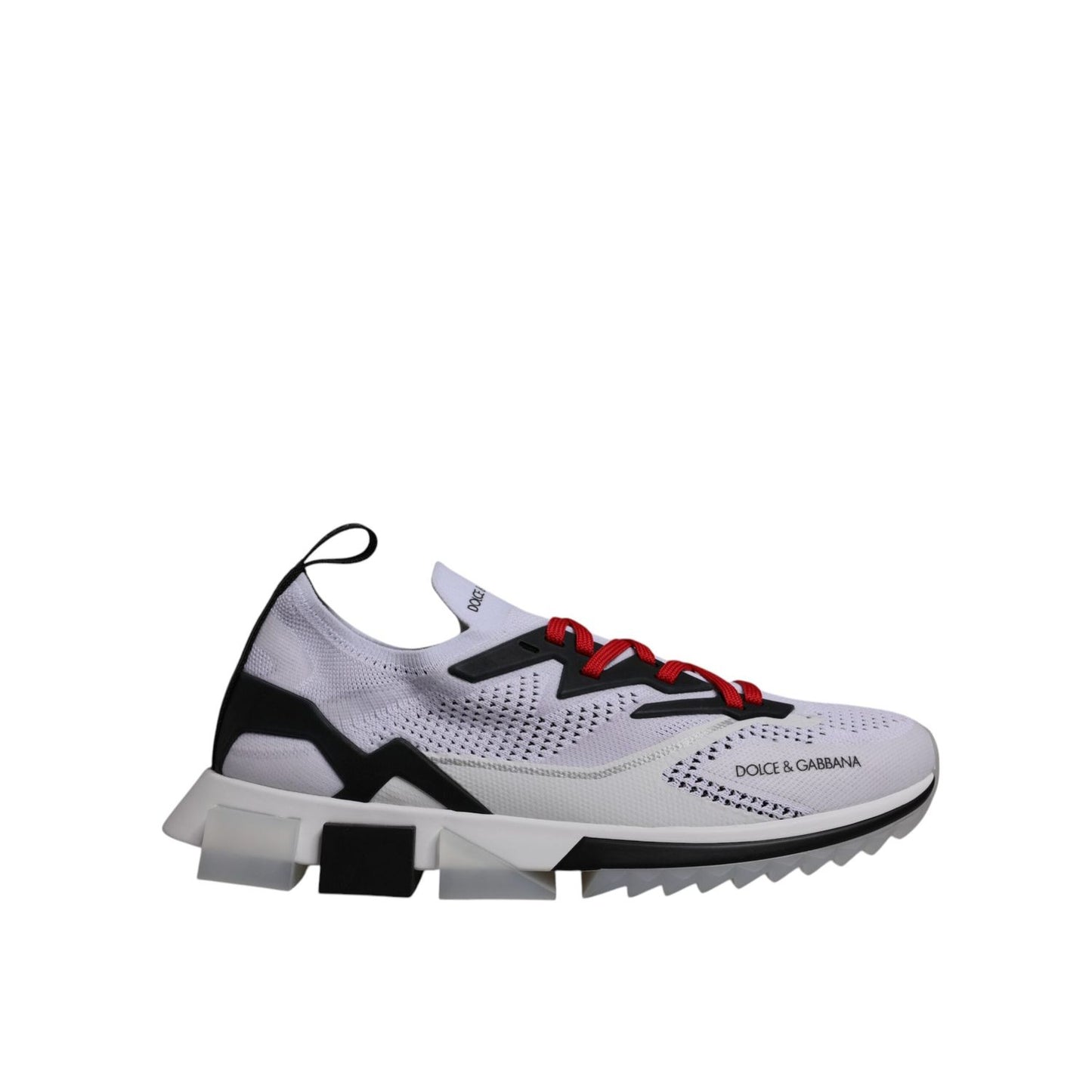 Dolce & Gabbana White SORRENTO Sport Stretch Sneakers Shoes MV7173-44.5