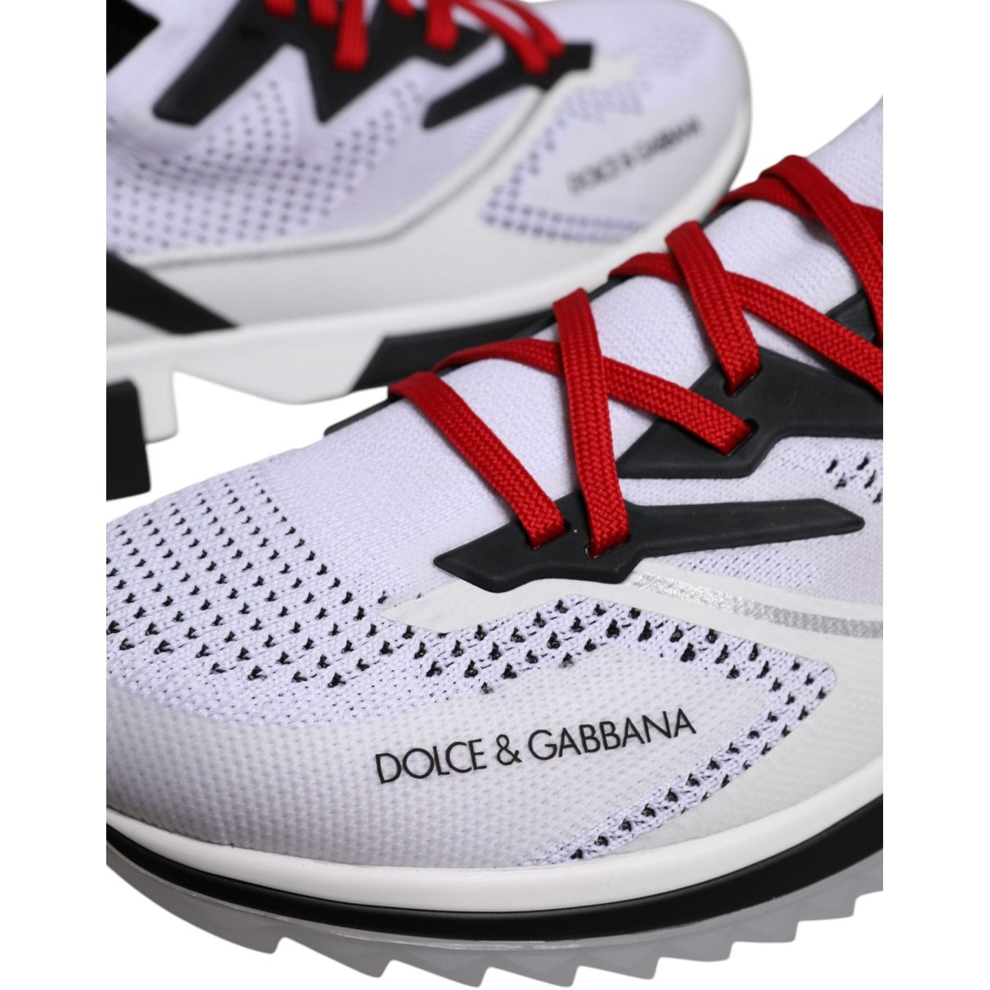 Dolce & Gabbana White SORRENTO Sport Stretch Sneakers Shoes MV7173-44.5
