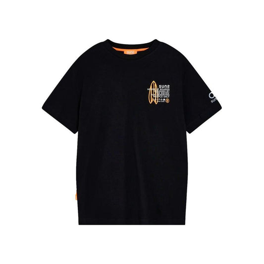 Suns Black Cotton T-Shirt