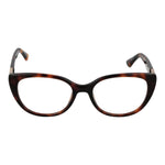 Guess Brown Women Glasses Frame, full-rim, cat eye style with plastic brown frame.