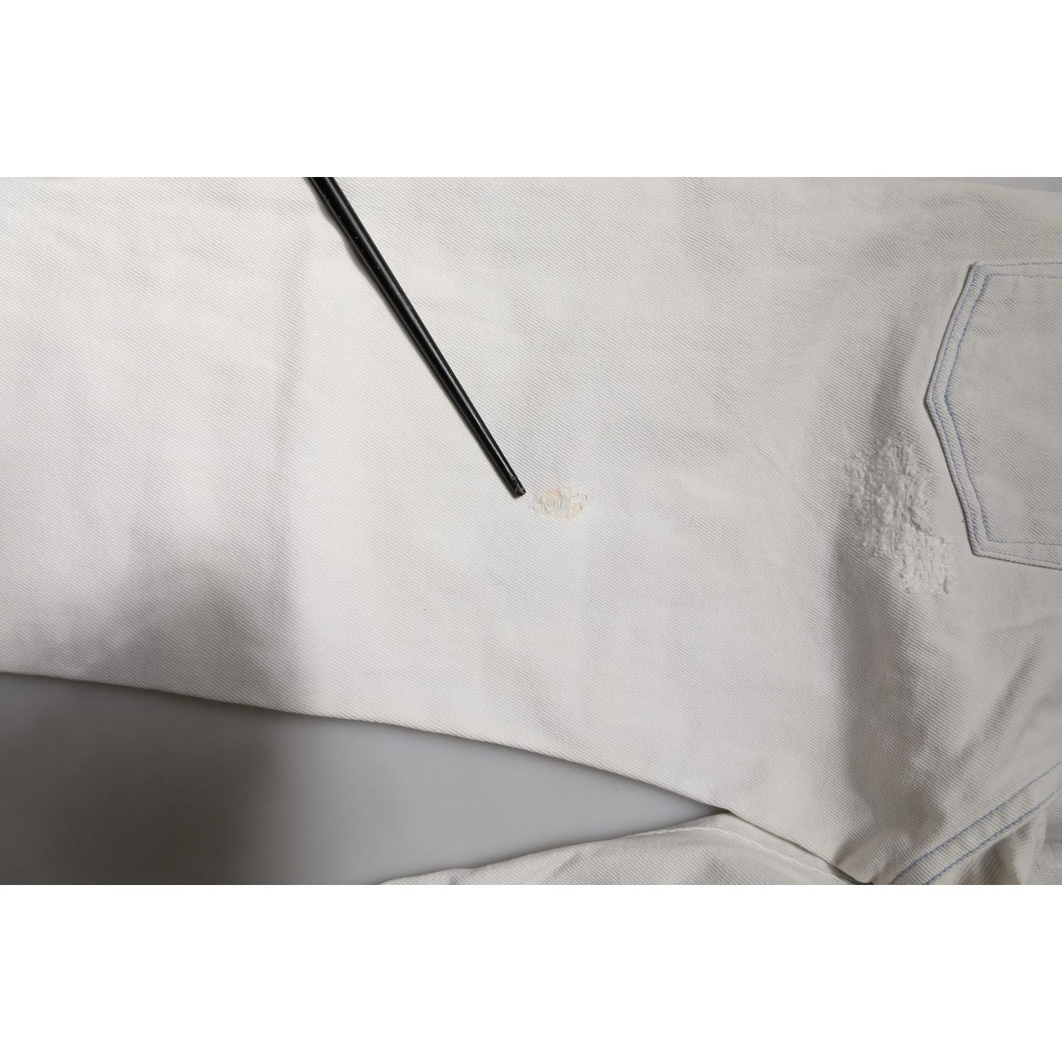 Dolce & Gabbana White Cotton Stretch Skinny Slim Denim Jeans