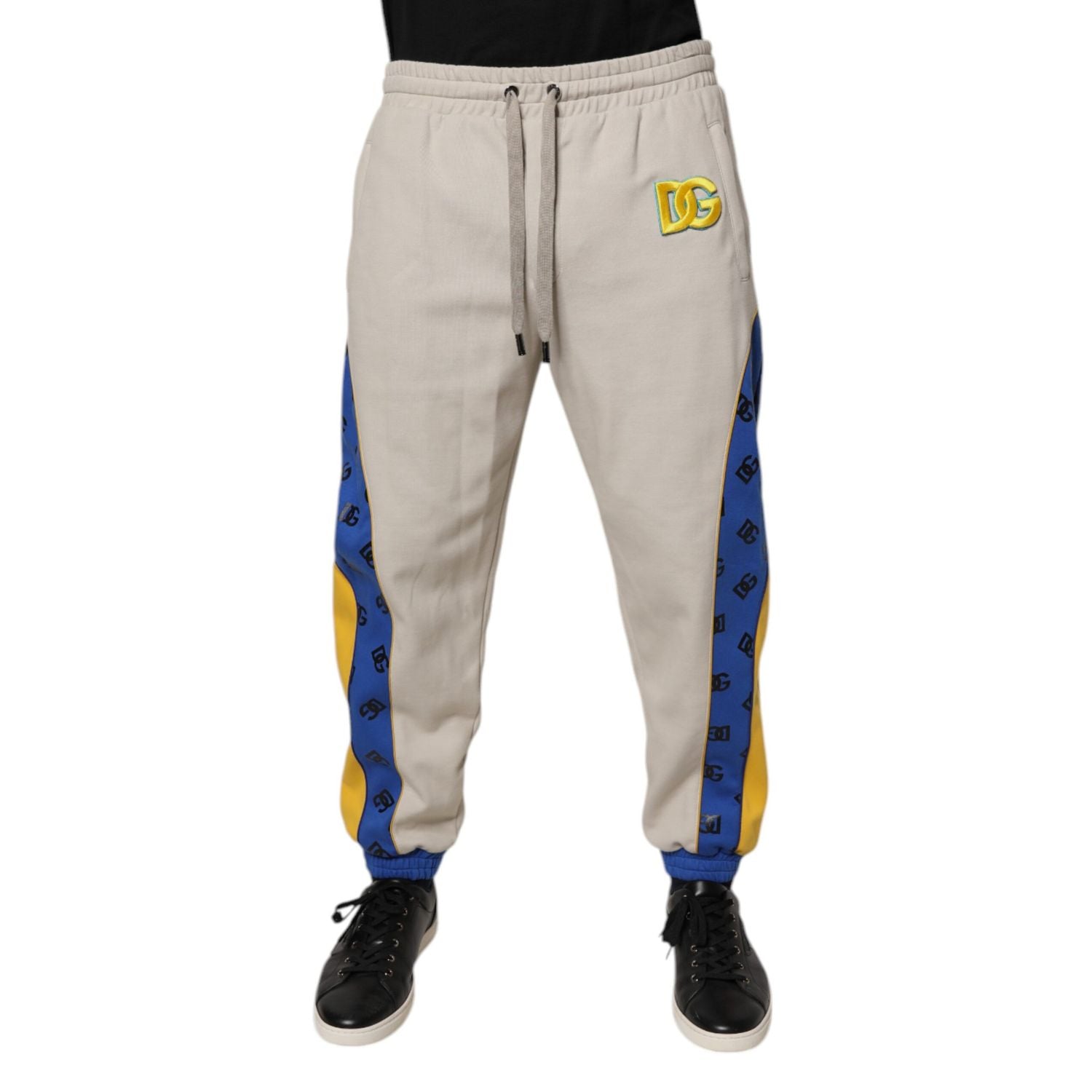 Dolce & Gabbana Multicolor Cotton DG Jogger Sweatpants Pants