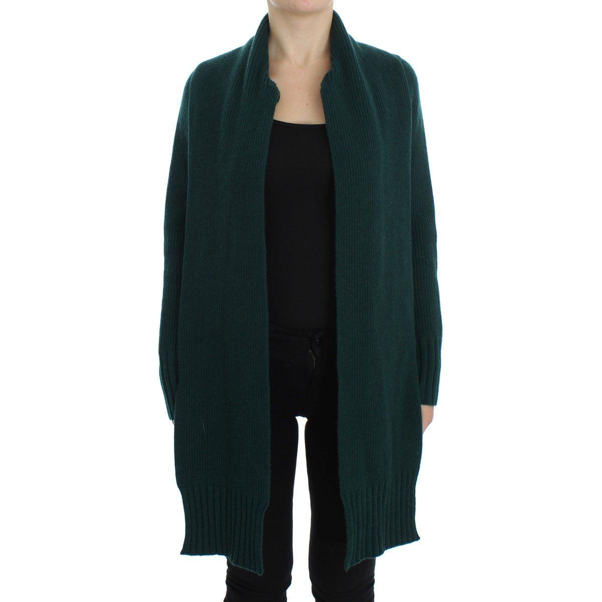 Dolce & Gabbana Green Knitted Cashmere Cardigan