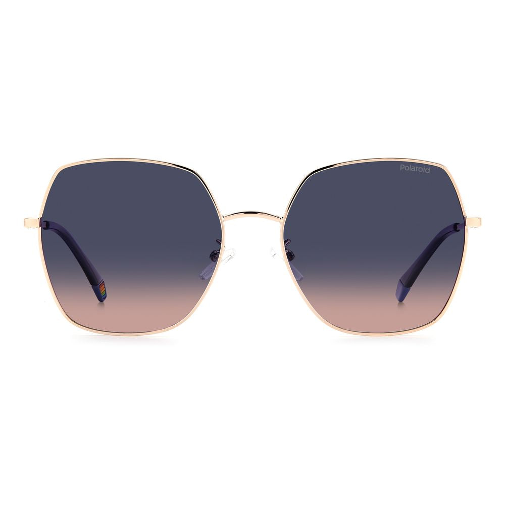 Polaroid Bicolor Stainless Steel Sunglasses POPLD6178GSLKSZ7AC