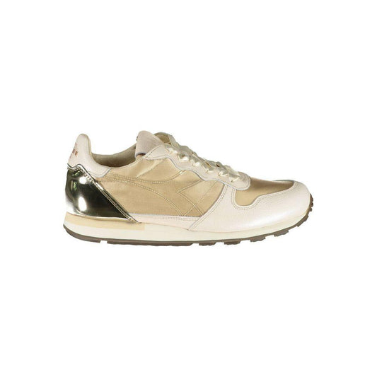 Diadora Beige Leather Women Sneaker DI-3506-EU35.5/US5.5