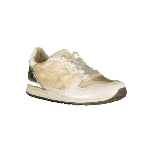 Diadora Beige Leather Women Sneaker DI-3506-EU35.5/US5.5