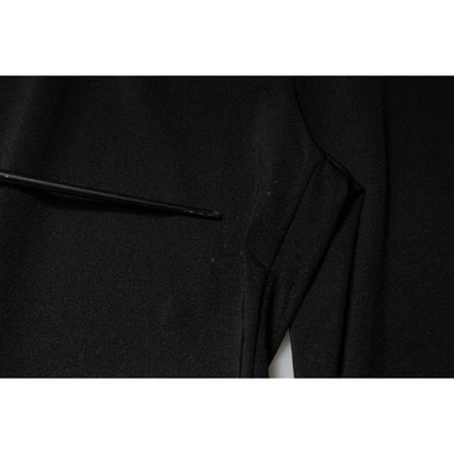 Dolce & Gabbana Black Nylon High Waist Slim Fit Pants