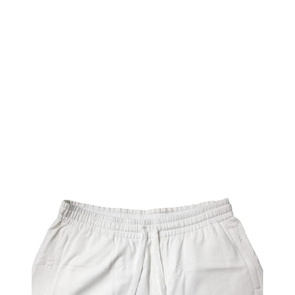 Dolce & Gabbana White Cotton Sweatshorts Men Bermuda Shorts