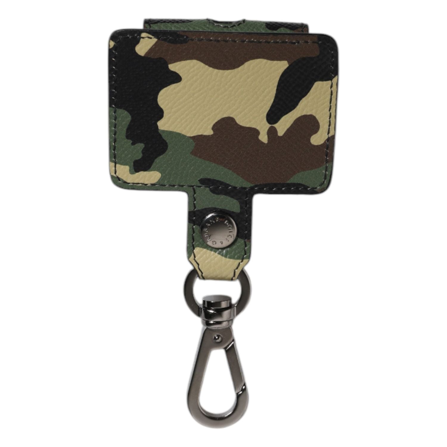 Dolce & Gabbana Multicolor Camouflage Leather Airpods Case