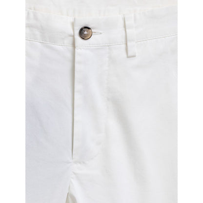 Dolce & Gabbana White Cotton Bermuda