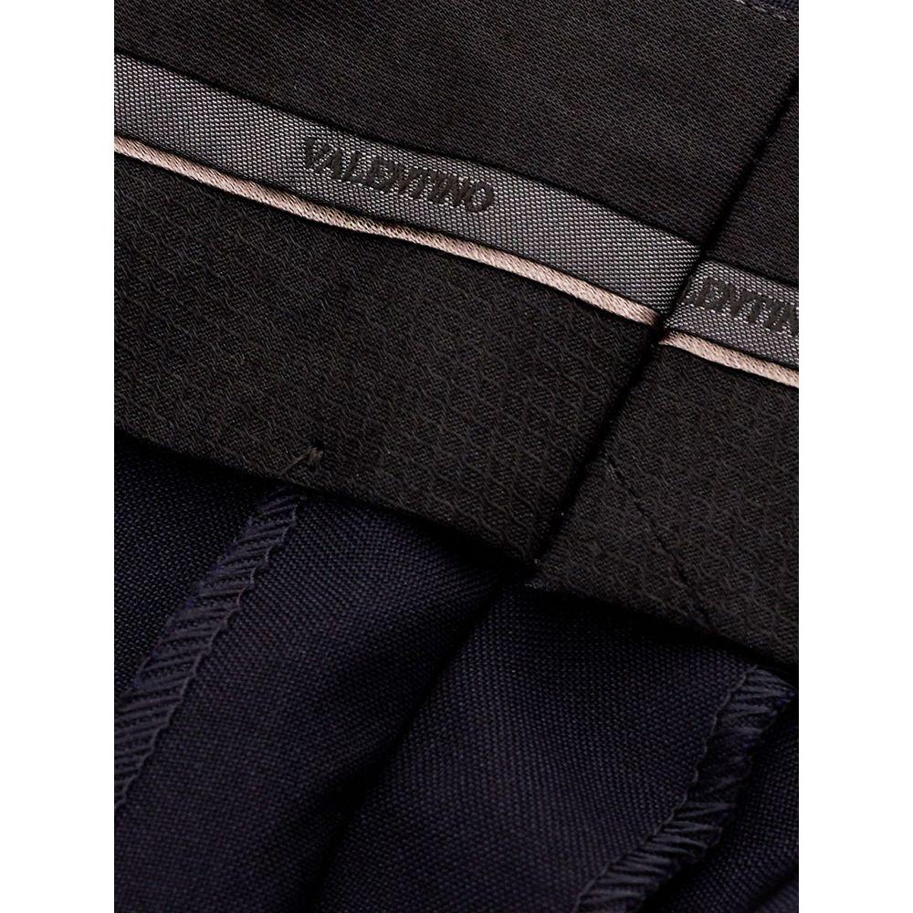 Valentino Black Wool Dress Pants