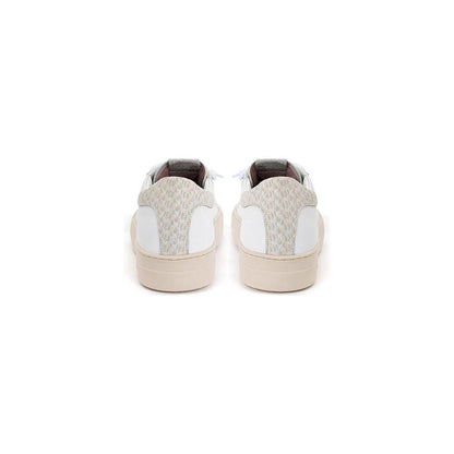 P448 White Leather Sneakers Elegant Casual Footwear