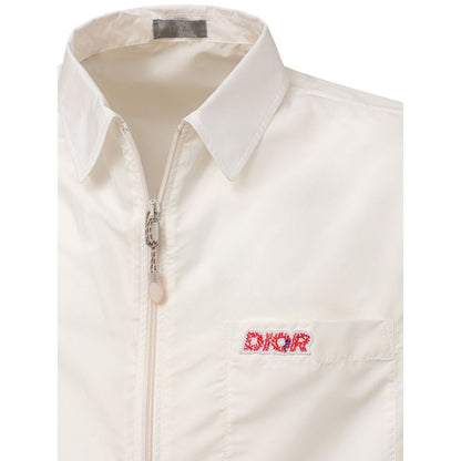Dior White Polyester Shortsleeve Shirt