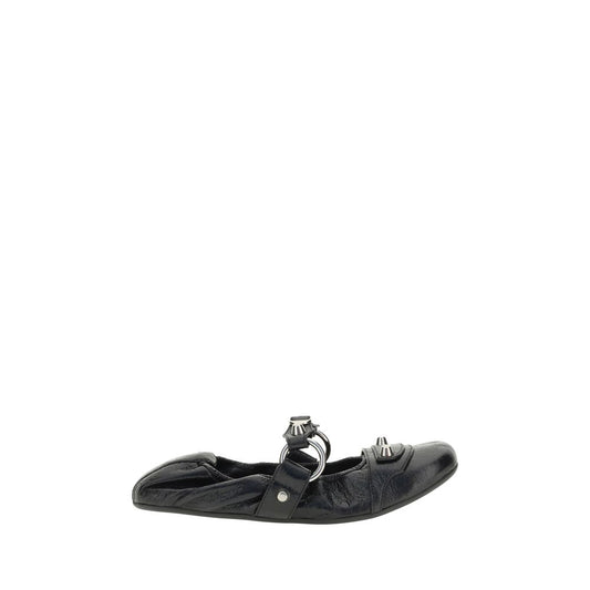 Balenciaga Black Calf Leather Bos Taurus Ballet Flats 1728,72470364320,Balenciaga,Ballet Flats - Flats - Shoes,Black,EU36/US6,EU37/US7,EU38/US8,EU39/US9,EU40/US10,EU41/US11,Flats - Shoes,New with tags,Shoes,Women