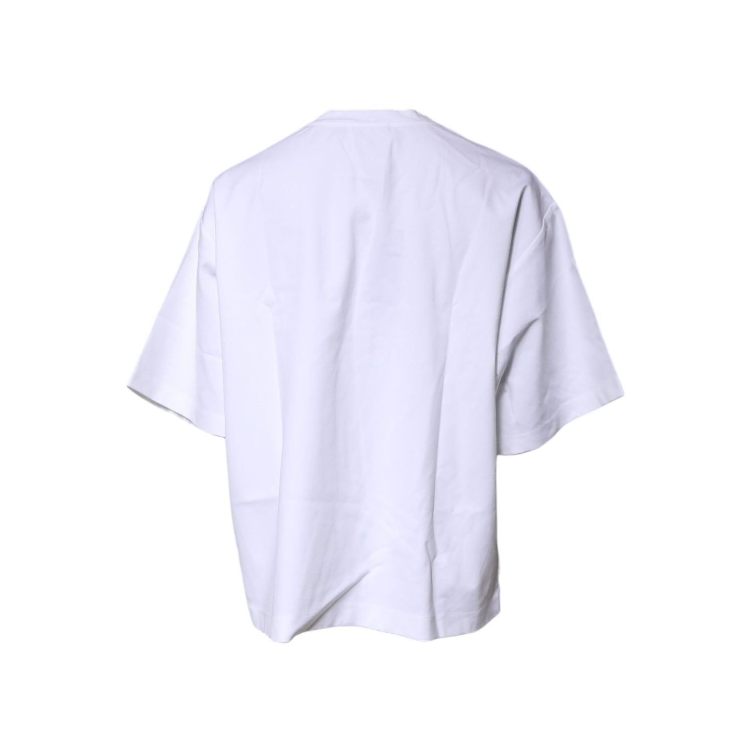 Dolce & Gabbana White Bellissima Cotton Crew Neck T-shirt