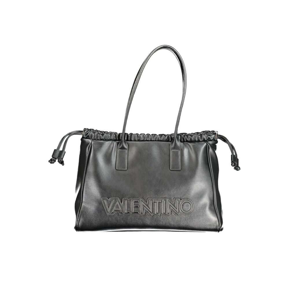 Front view with bag zipped and handles upright.
