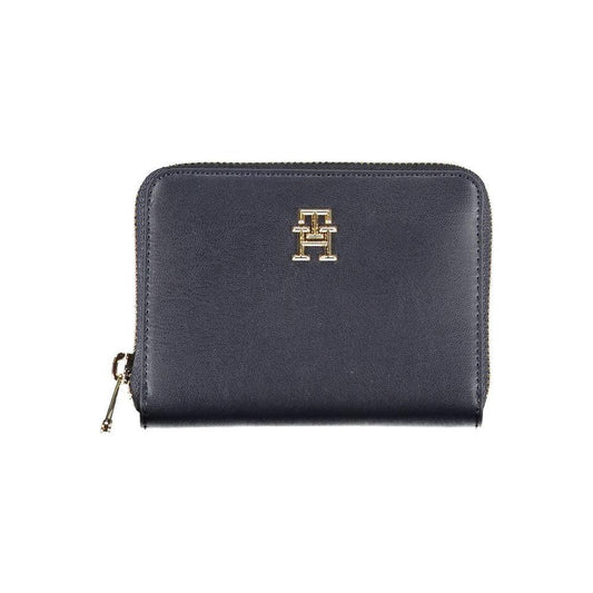 Tommy Hilfiger Blue Polyethylene Women Wallet TO-26322