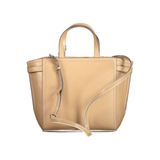 Calvin Klein Brown Polyester Women Handbag CA-14340