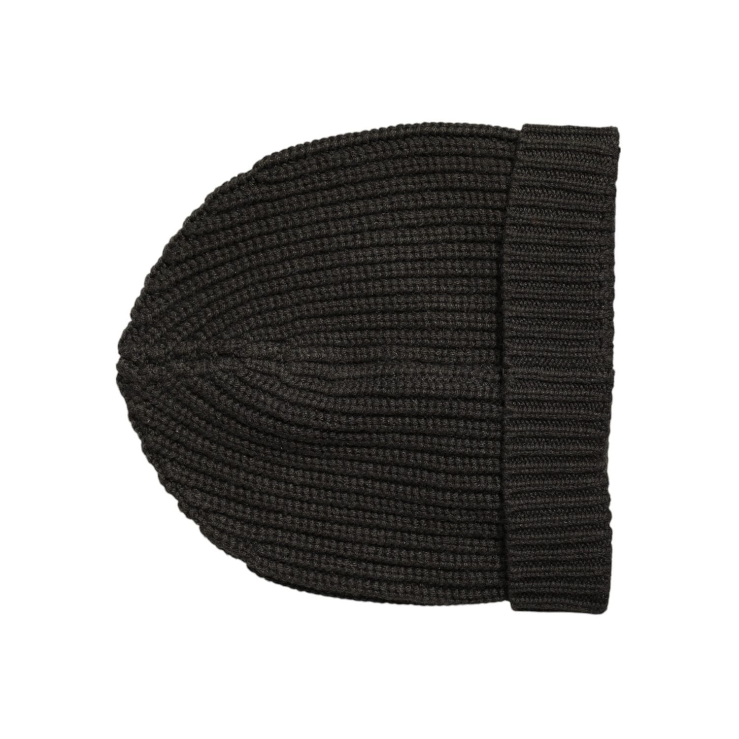 Dolce & Gabbana Dark Gray Cashmere Knit Winter Beanie Hat