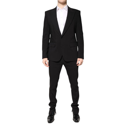 Dolce & Gabbana Multicolor Polyester Jacquard 2 Piece Suit