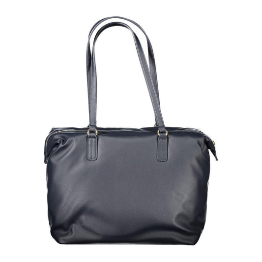 Tommy Hilfiger Blue Polyester Women Handbag TO-33673