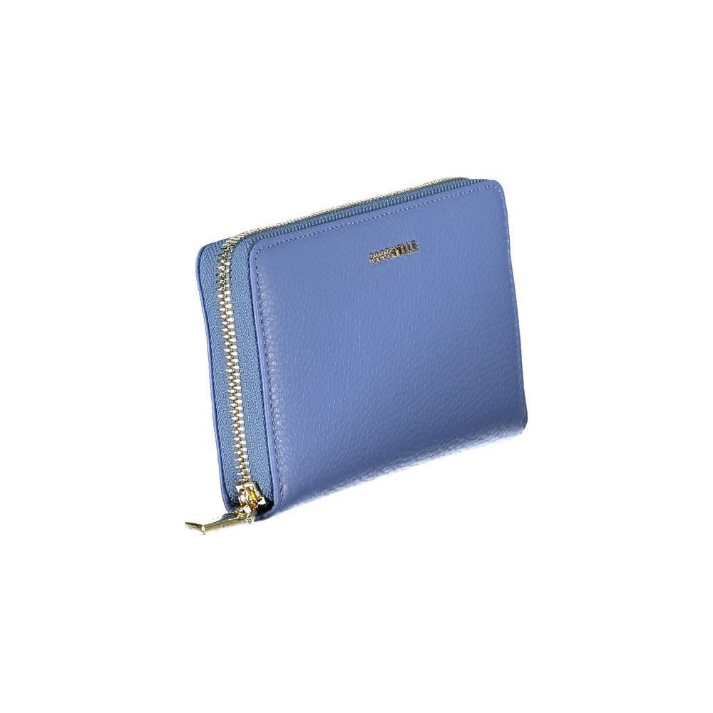 Front view with bag zipped and handles upright.