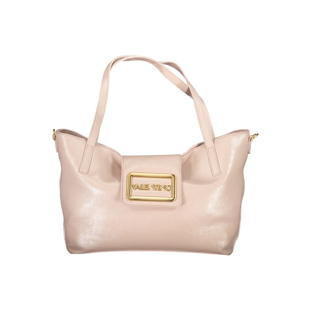 Front view with bag zipped and handles upright.