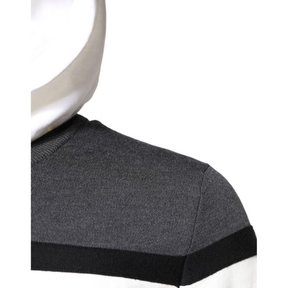 Dolce & Gabbana Multicolor Logo Pullover Hooded Sweater