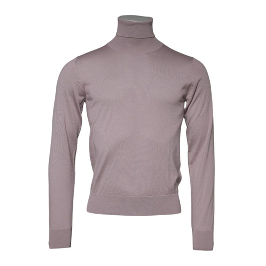 Dolce & Gabbana Brown Cashmere Knitted Men Pullover Sweater