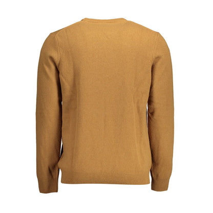 Lyle & Scott Brown Wool Men Sweater