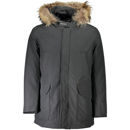 Woolrich Gray Cotton Jacket WO-24356-XXL