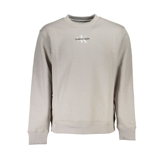 Calvin Klein Elegant Crew Neck Fleece Sweatshirt CA-24854-M