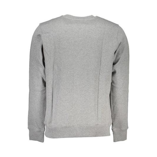 Calvin Klein Classic Gray Crew Neck Sweatshirt with Logo CA-26122-XXL