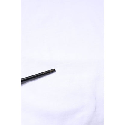 Dolce & Gabbana White Cotton Logo Patch Crew Neck T-shirt