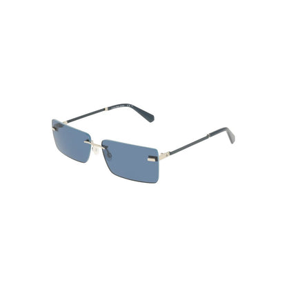 Calvin Klein Blue Metal Sunglass