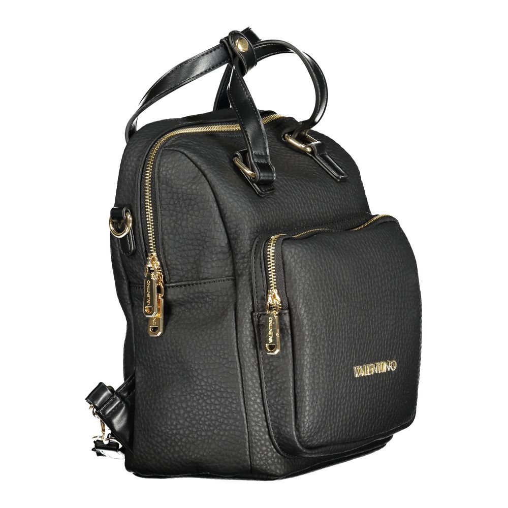 Front view with bag zipped and handles upright.