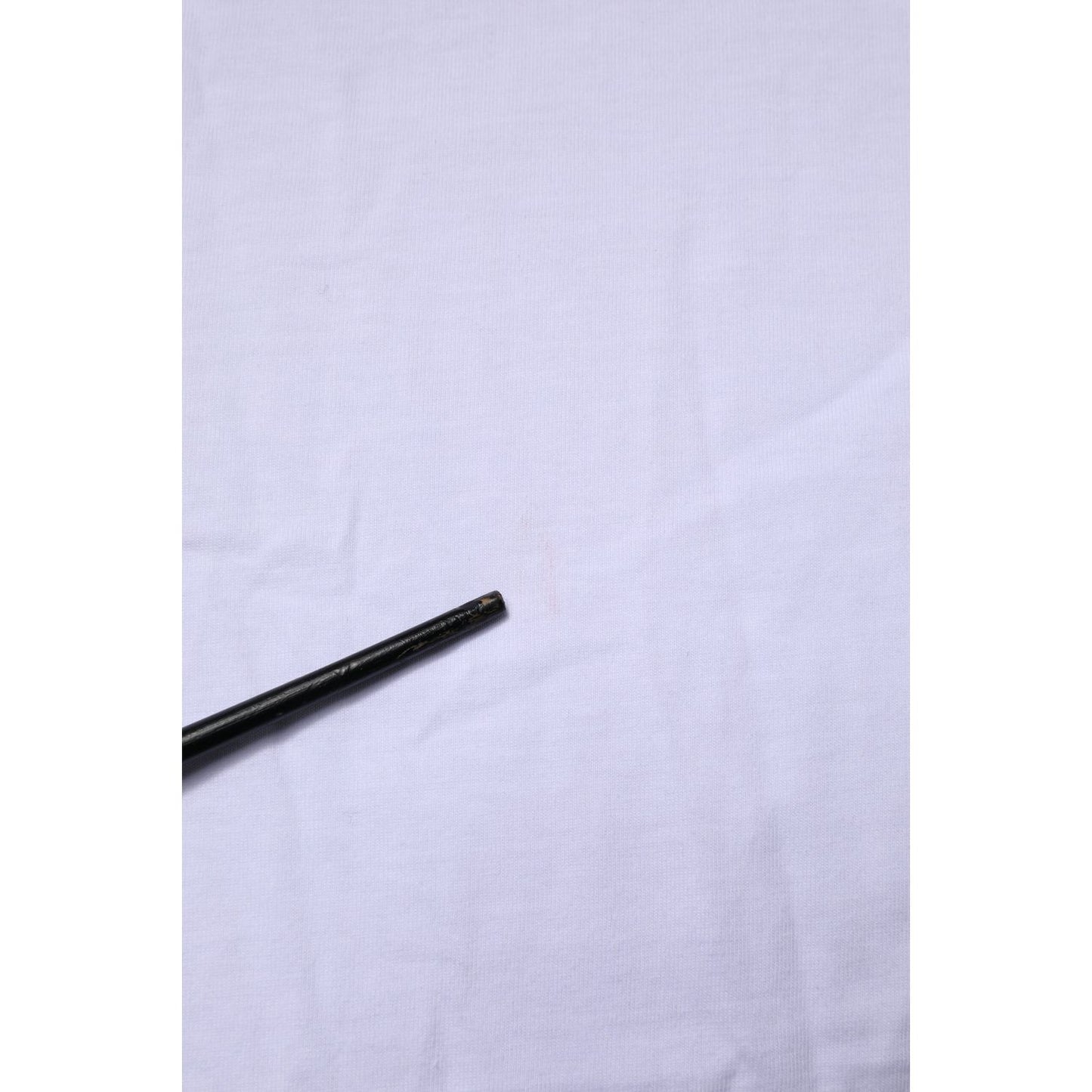 Dolce & Gabbana White Cotton Short Sleeves Crew Neck T-shirt