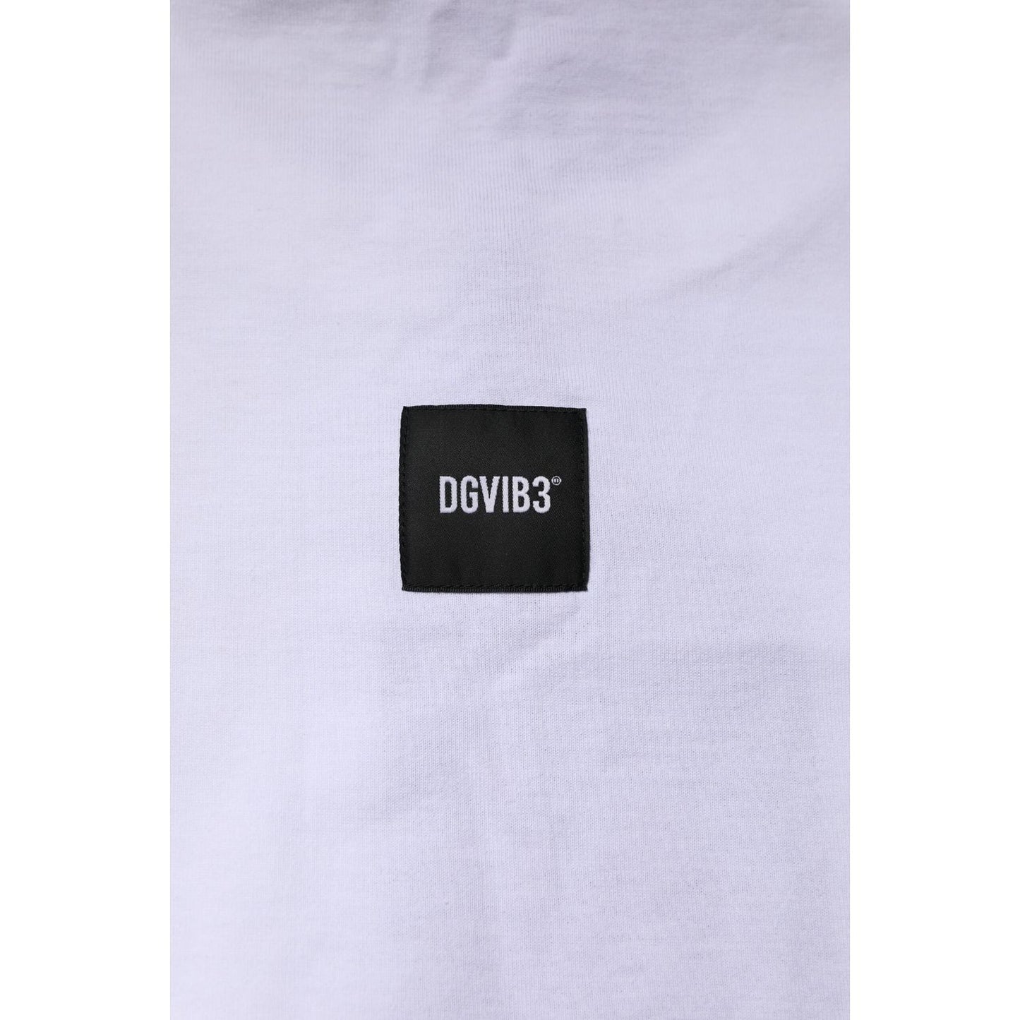 Dolce & Gabbana White Cotton Logo Print Crew Neck T-shirt