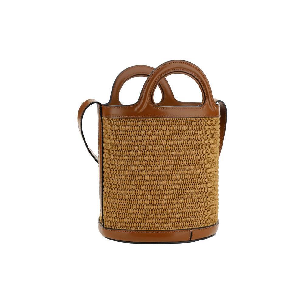 Front view with bag zipped and handles upright.