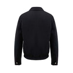 Ami Paris Black Polyester Jackets & Coat AM-9342676-XS
